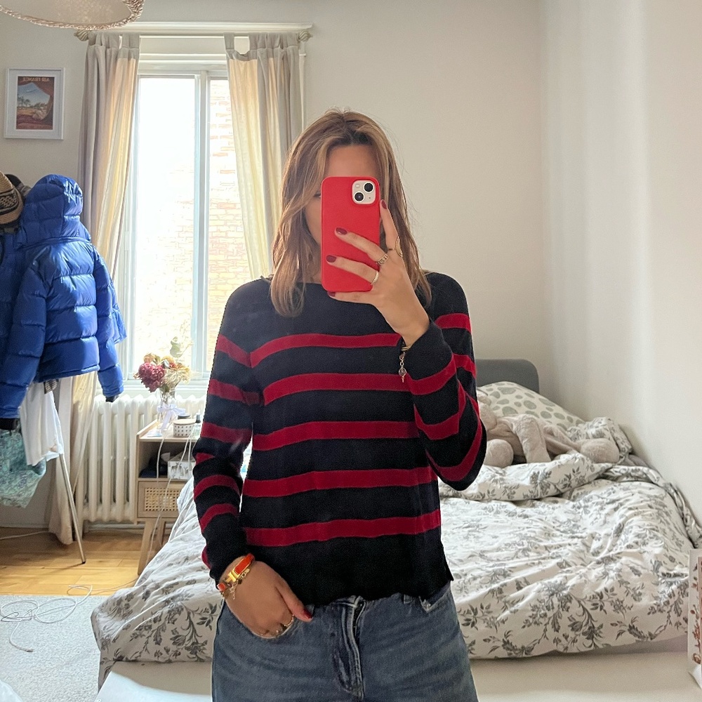 Lightweight knit Zara striped top